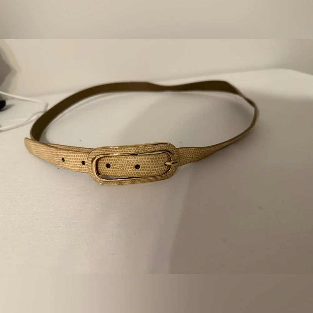 3/$15 Elegant Snakeskin Textured Women's Belt